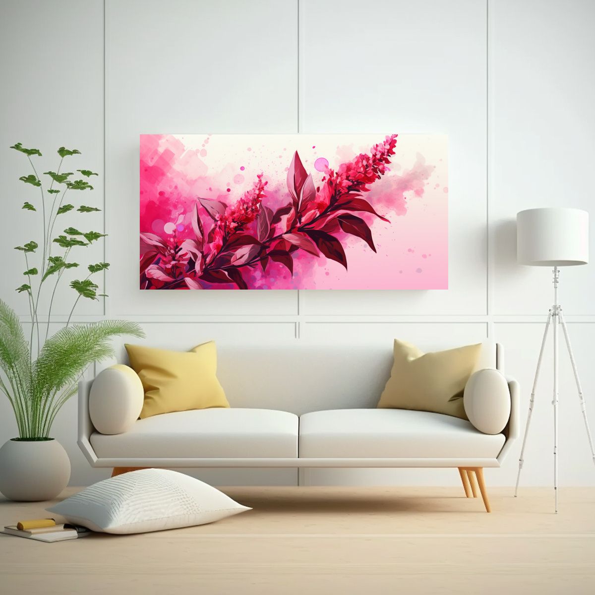 GENERICO - Cuadros Decorativos Modernos De Lienzo En Tonos 140x70 Cm