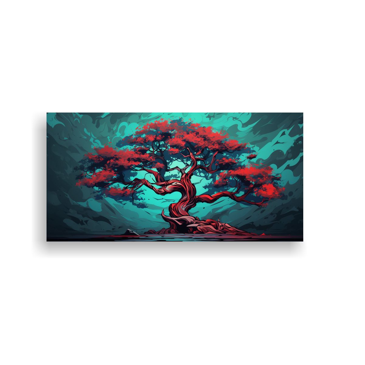 GENERICO - Cuadro Exposición De Dibujo En Lienzo De Un 140x70 Cm.