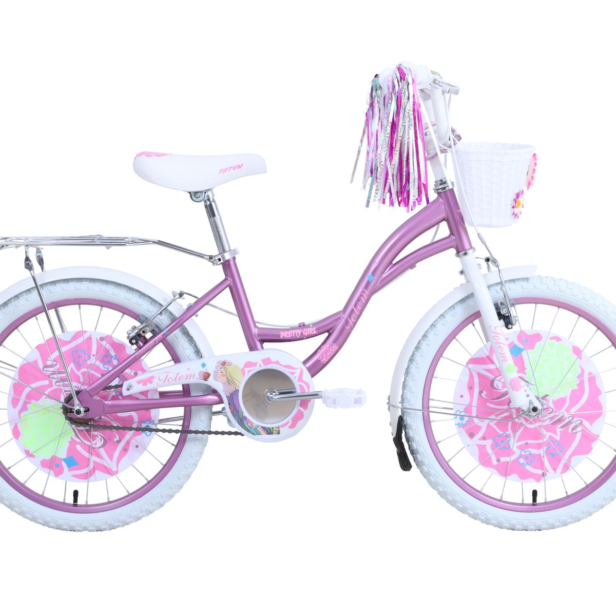TOTEM - BICICLETA TOTEM INFANTIL ARO 20 PRETTY ROSADO