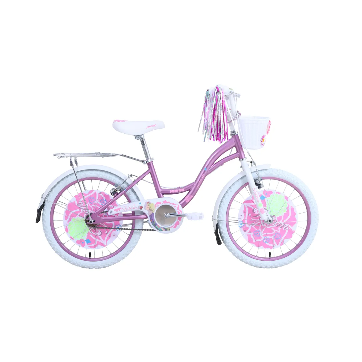 TOTEM - BICICLETA TOTEM INFANTIL ARO 20 PRETTY ROSADO
