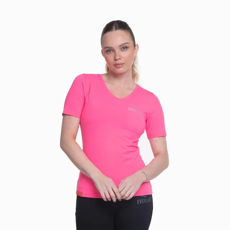 EVERLAST - Polera MC Basic Fucsia Everlast