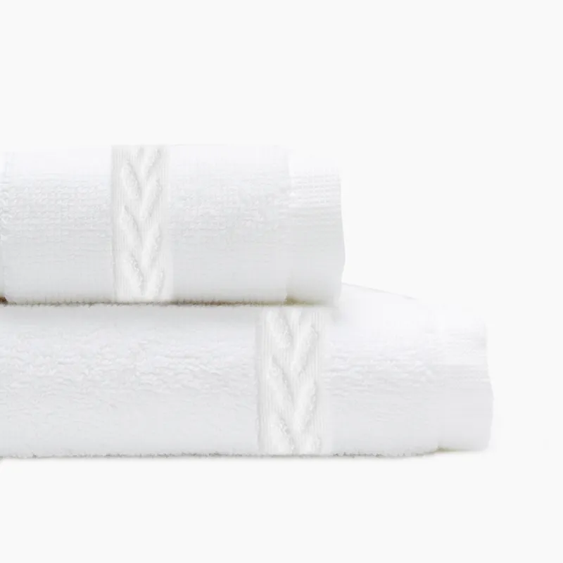 TEXTIL SUPER - JUEGO DE 2 TOALLAS JACQUARD