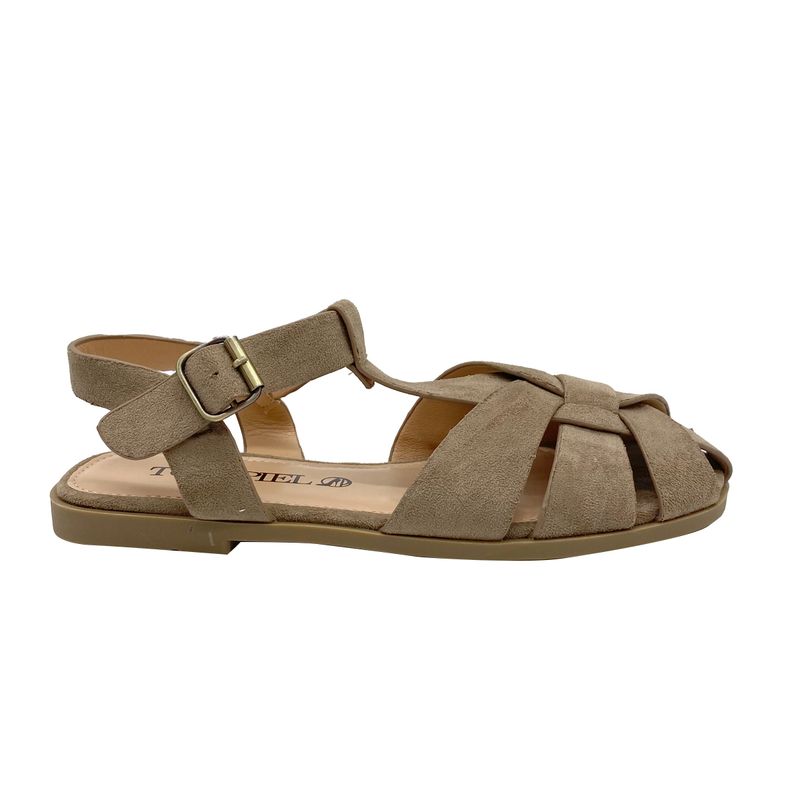 TODOPIEL - Sandalia Cangrejera Mujer Beige ZB063 Todopiel