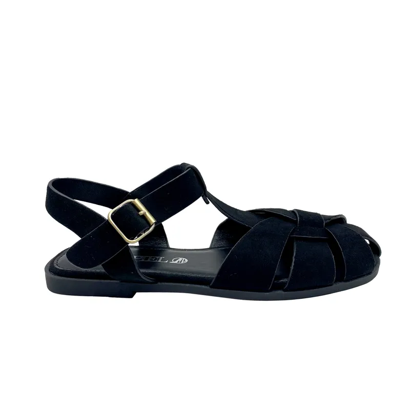 TODOPIEL - Sandalia Cangrejera Mujer Negro ZB063 Todopiel