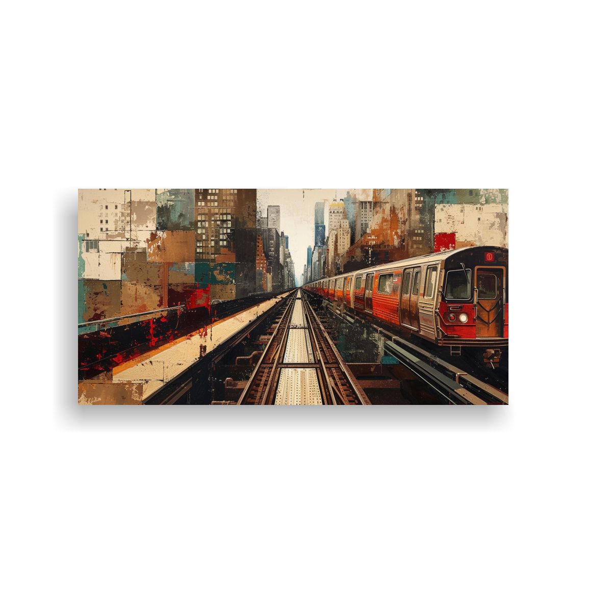 GENERICO - Cuadro Moderno Con Elegante Representación 120x60 Cm.