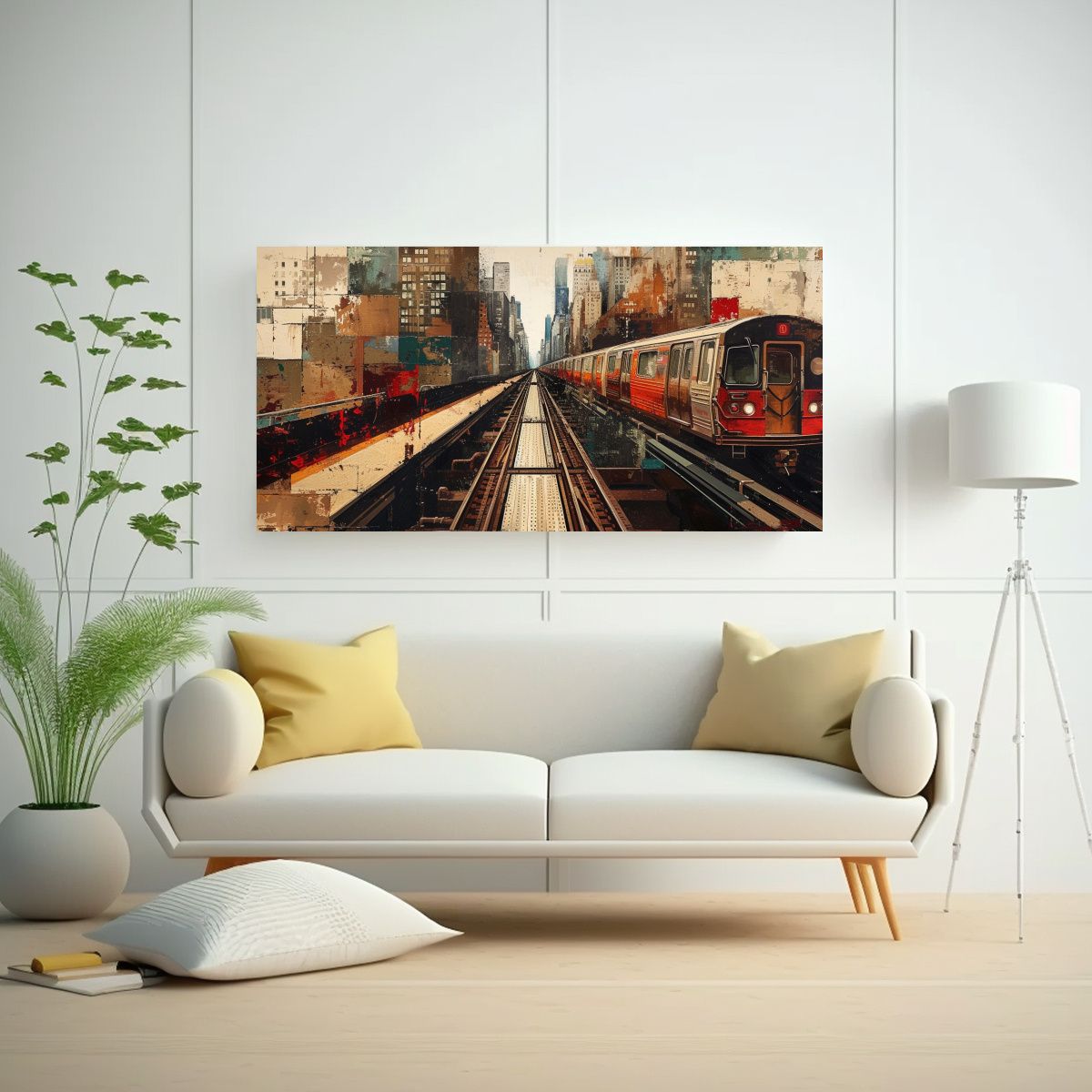 GENERICO - Cuadro Moderno Con Elegante Representación 120x60 Cm.