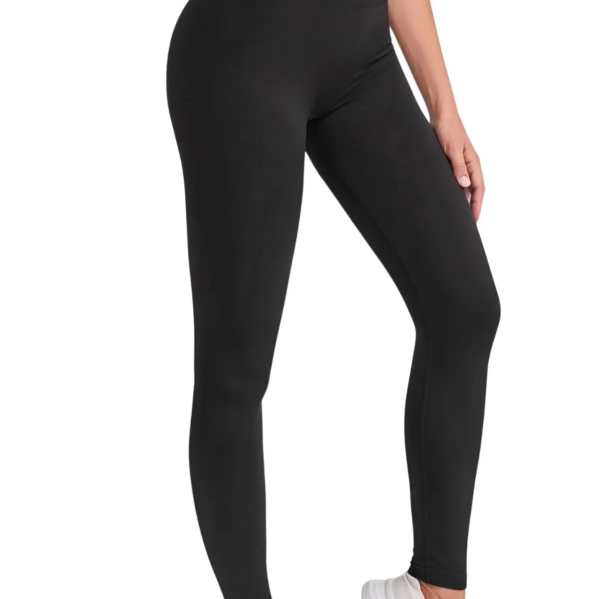 LOOK SHOP - Pack 2 Calzas Polar Sin Costura Mujer. Tiro Extra Largo 330