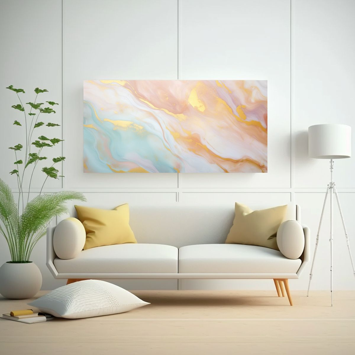 GENERICO - Pintura De Pared En Galería De Arte Alegría 140x70 Cm