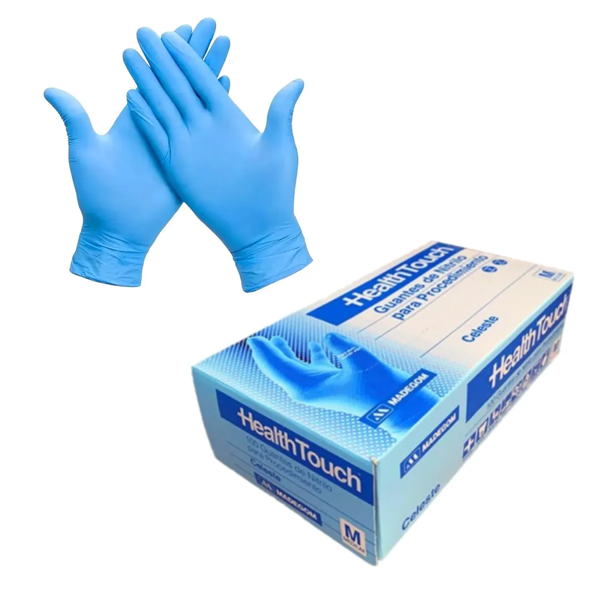 GENERICO - GUANTE EXAMINACIÓN NITRILO HEALTH TOUCH TALLA M