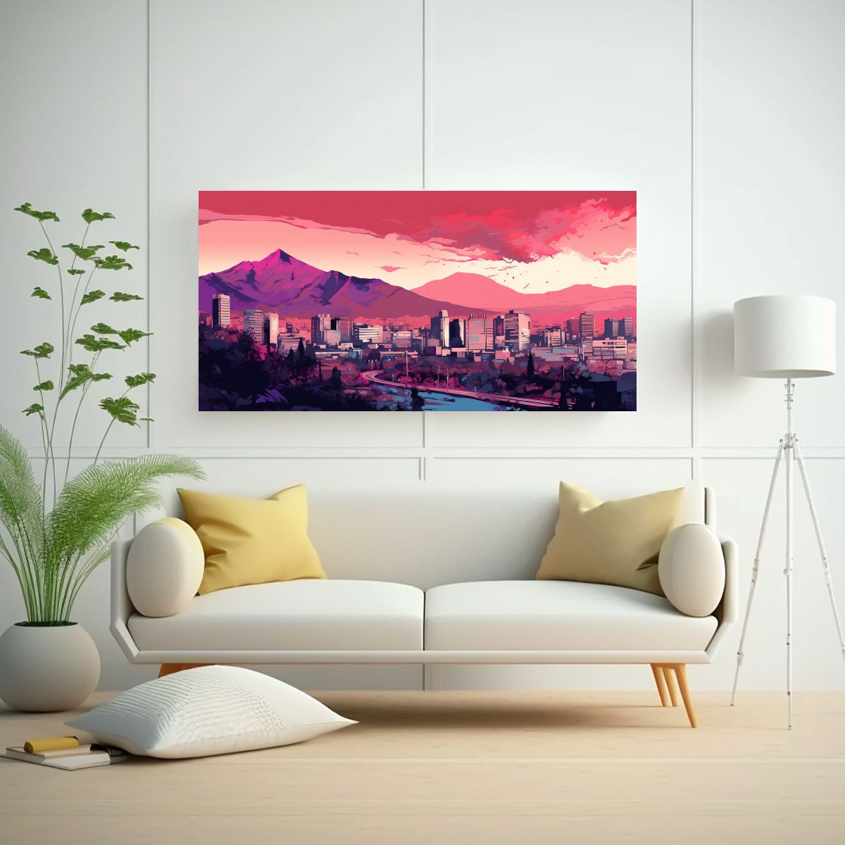 GENERICO - Pinturas Decorativas De Naturaleza En Santiago 120x60 Cm.