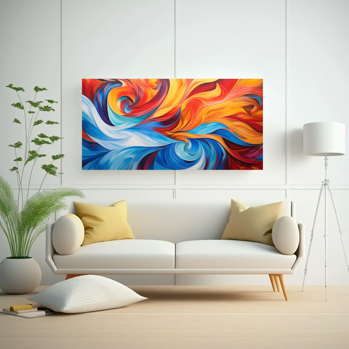 GENERICO - Pinturas Decorativas De Patrones Abstractos 120x60 Cm