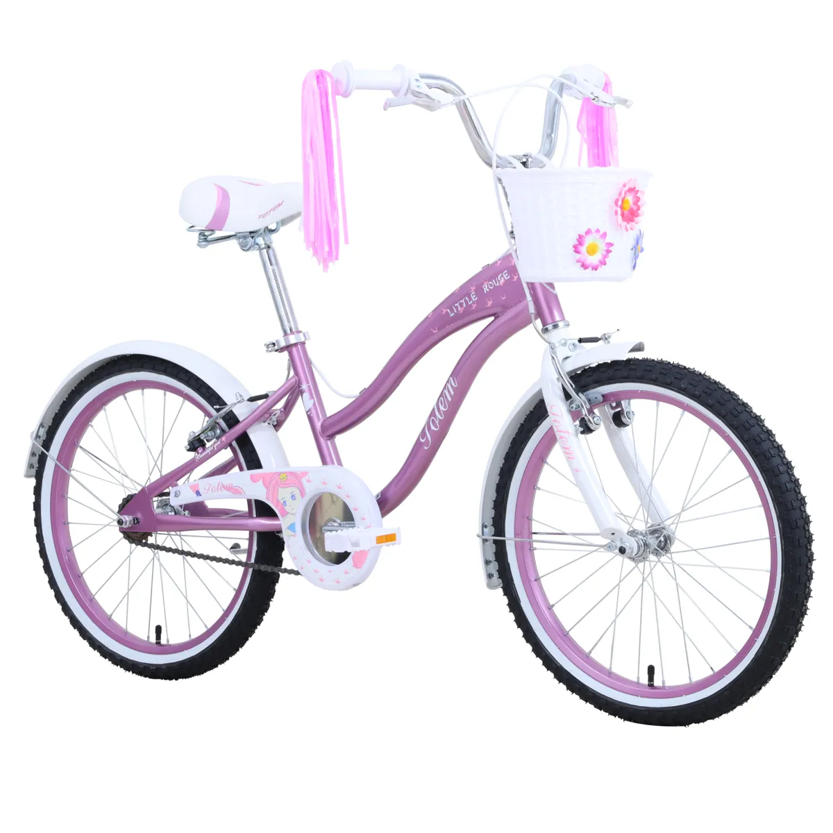 TOTEM - BICICLETA TOTEM INFANTIL ARO 20 LITTLE ROUSE ROSADO