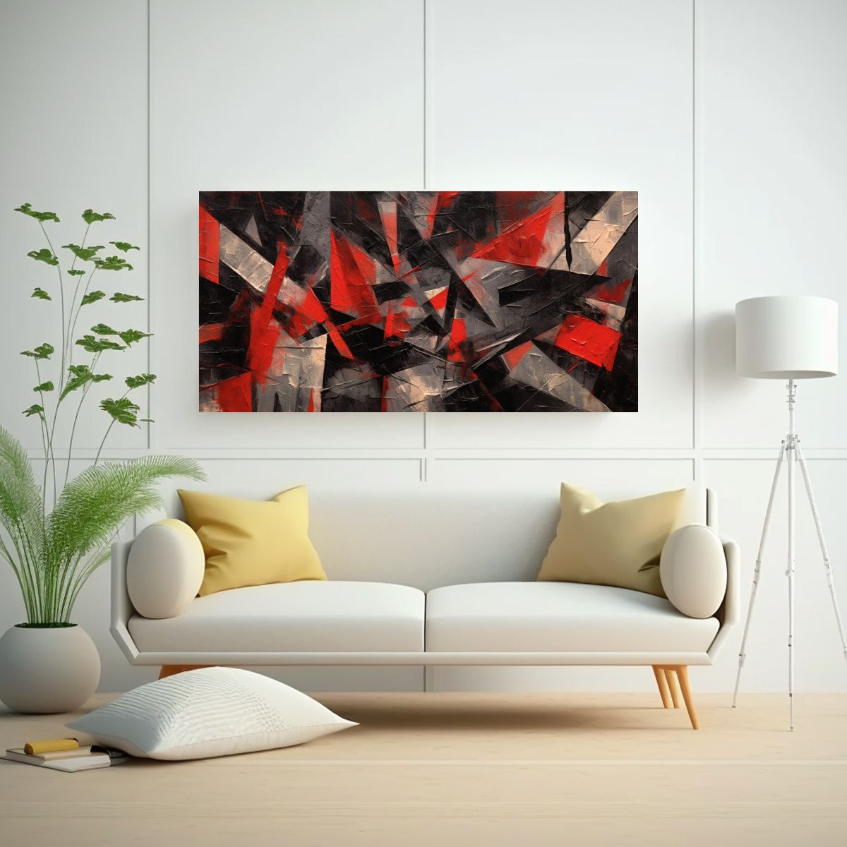 GENERICO - Cuadro De Arte Fino Para Decoración Del Cuarto 140x70 Cm.