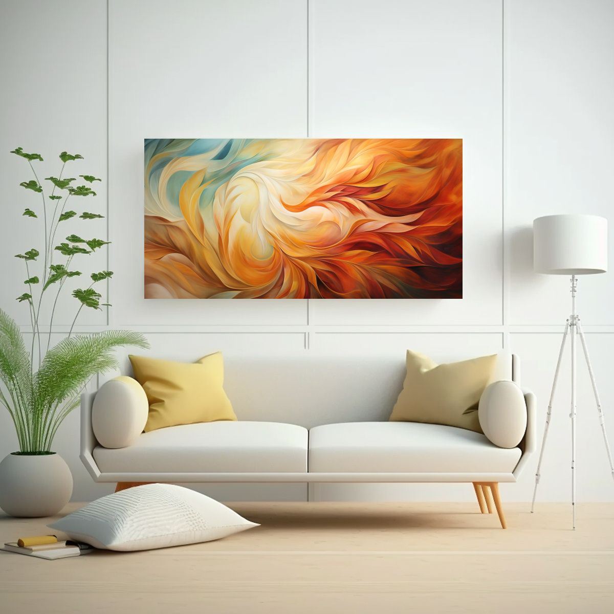 GENERICO - Arte Moderno Pinturas Decorativas De Remolino 120x60 Cm