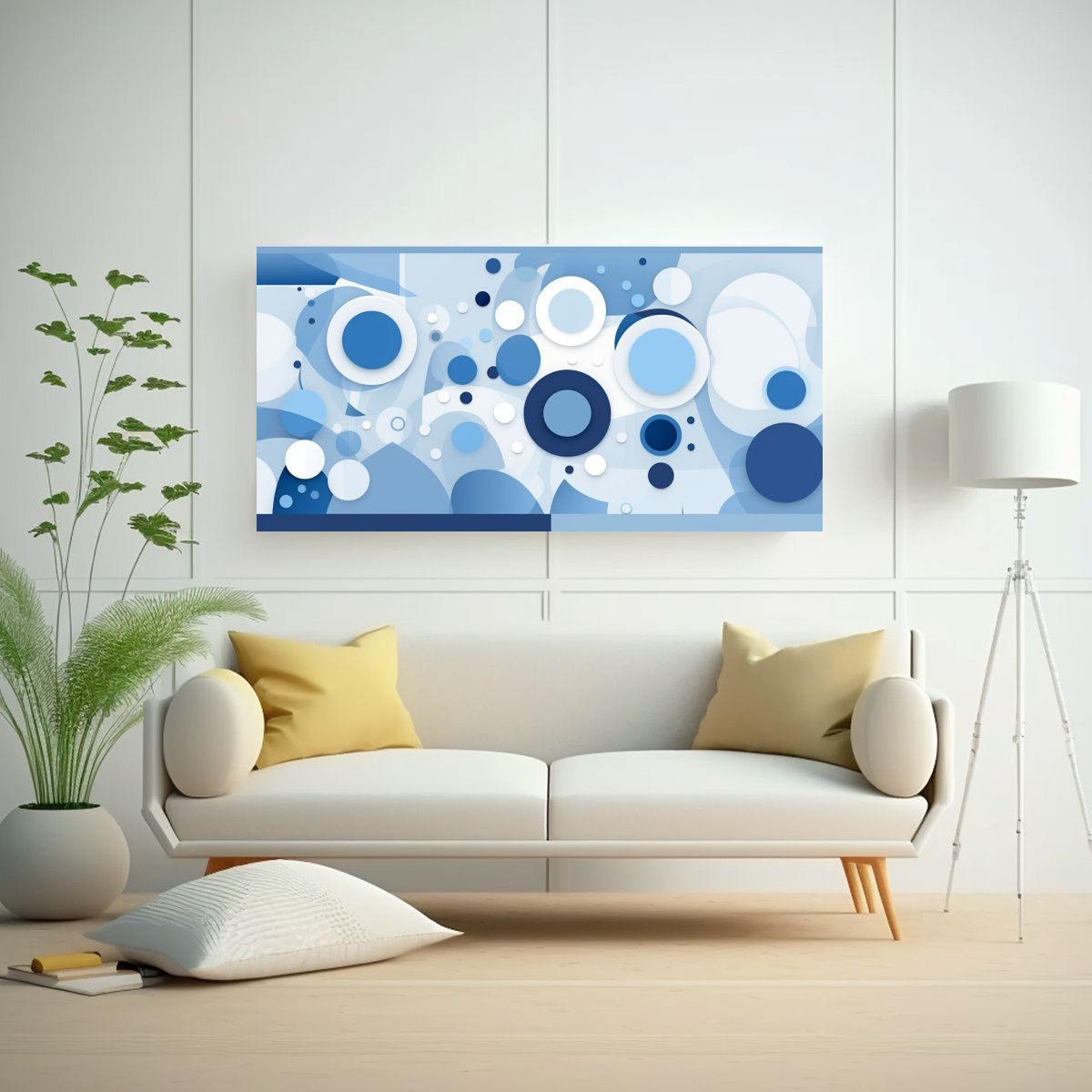 GENERICO - Pinturas Decorativas De Formas Profesionales En 120x60 Cm.