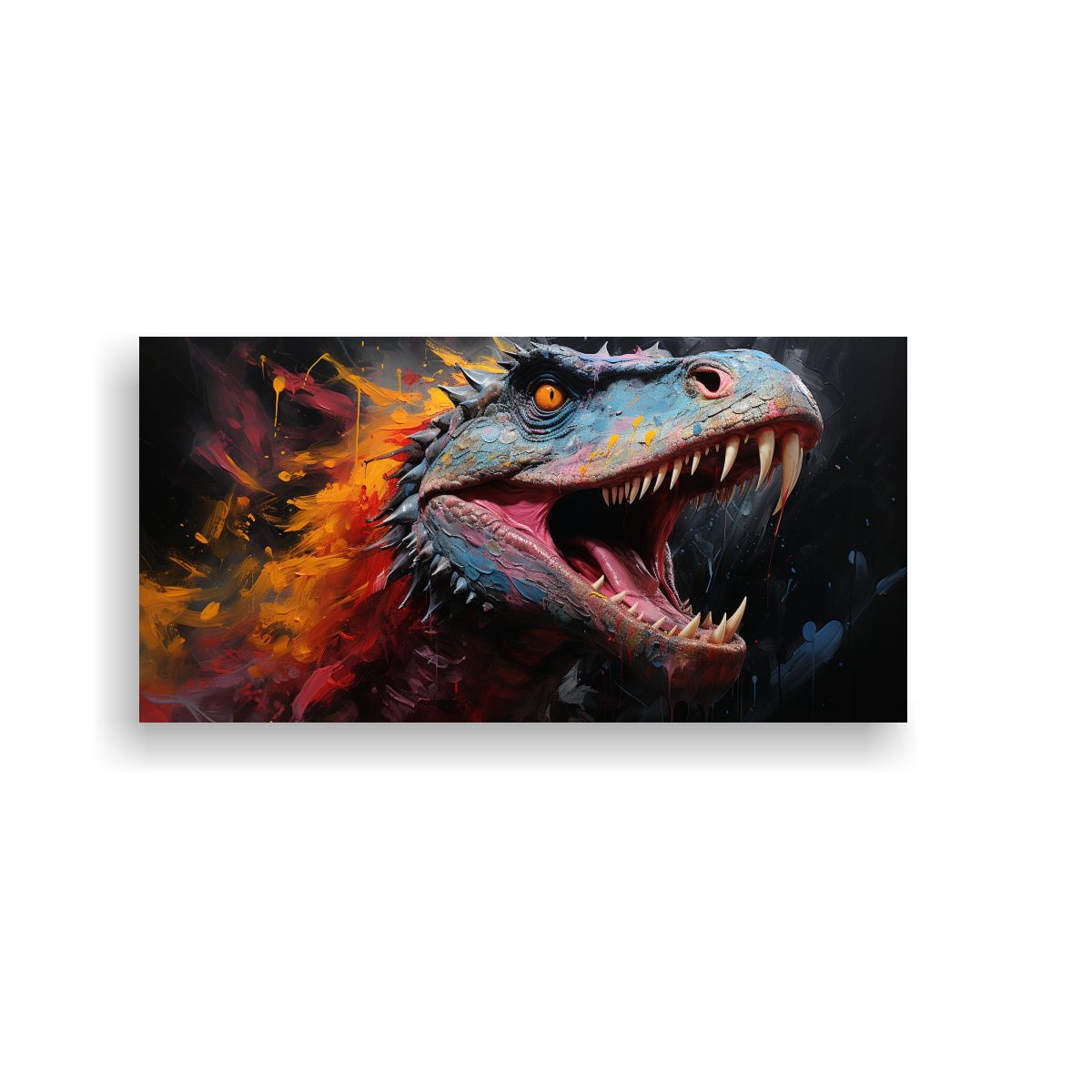 GENERICO - Cuadro Fotográfico Estilo Pintura Al Estilo 120x60 Cm