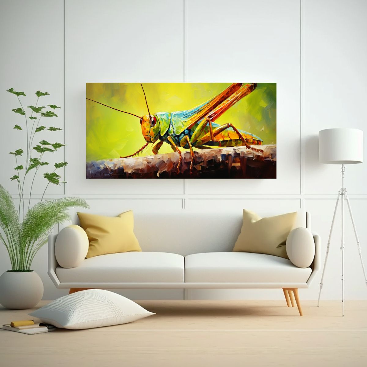 GENERICO - Lienzo De Tela Clásico Moderno Estilo Pintura Al 120x60 Cm