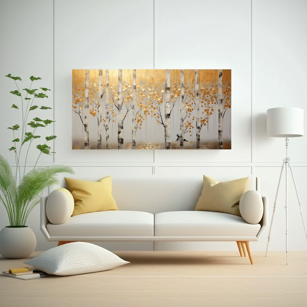 GENERICO - Pintura Moderna En Lienzo Resistente En Colores 120x60 Cm