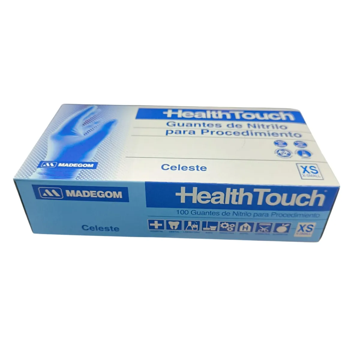 GENERICO - GUANTE EXAMINACIÓN NITRILO HEALTH TOUCH TALLA S