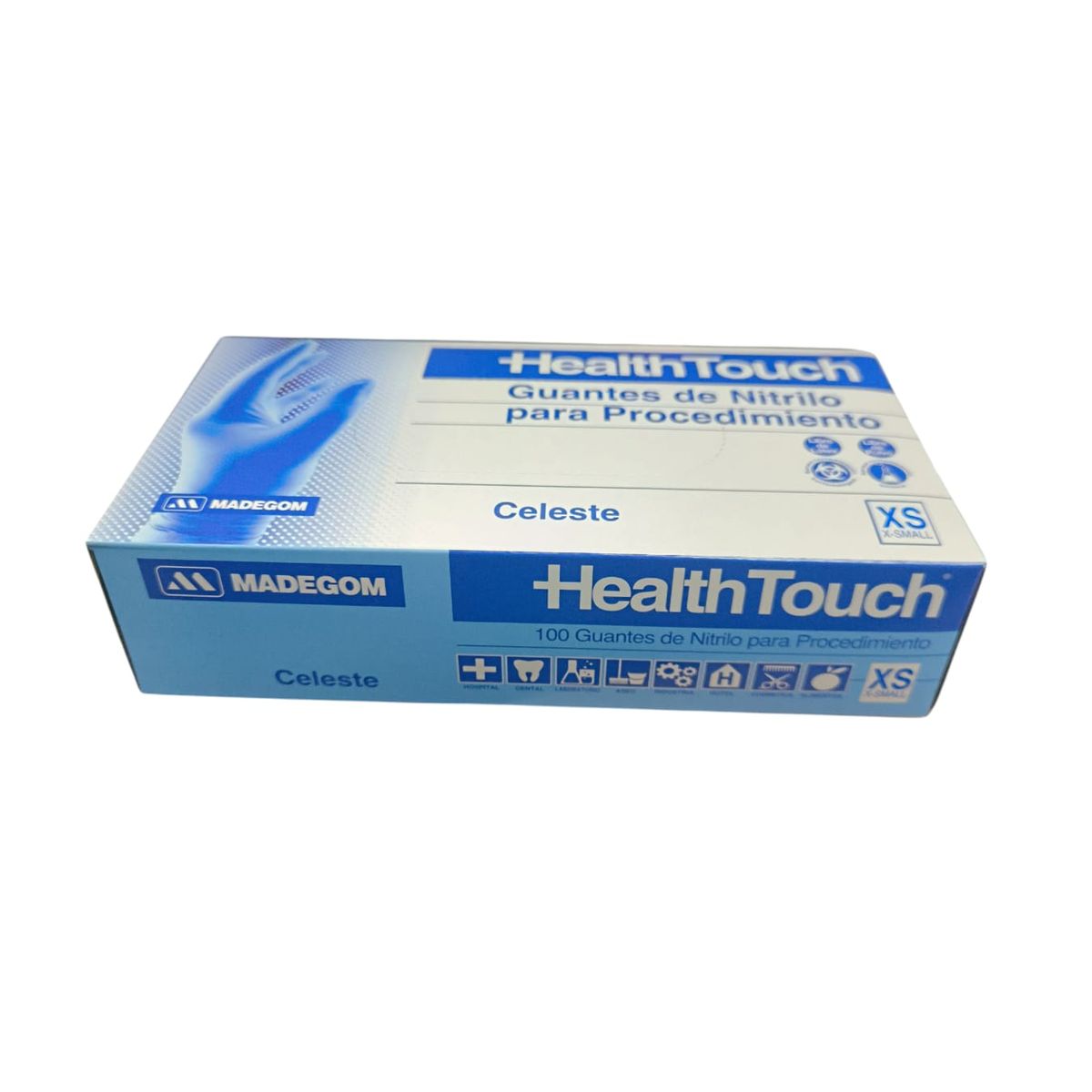 GENERICO - GUANTE EXAMINACIÓN NITRILO HEALTH TOUCH TALLA S