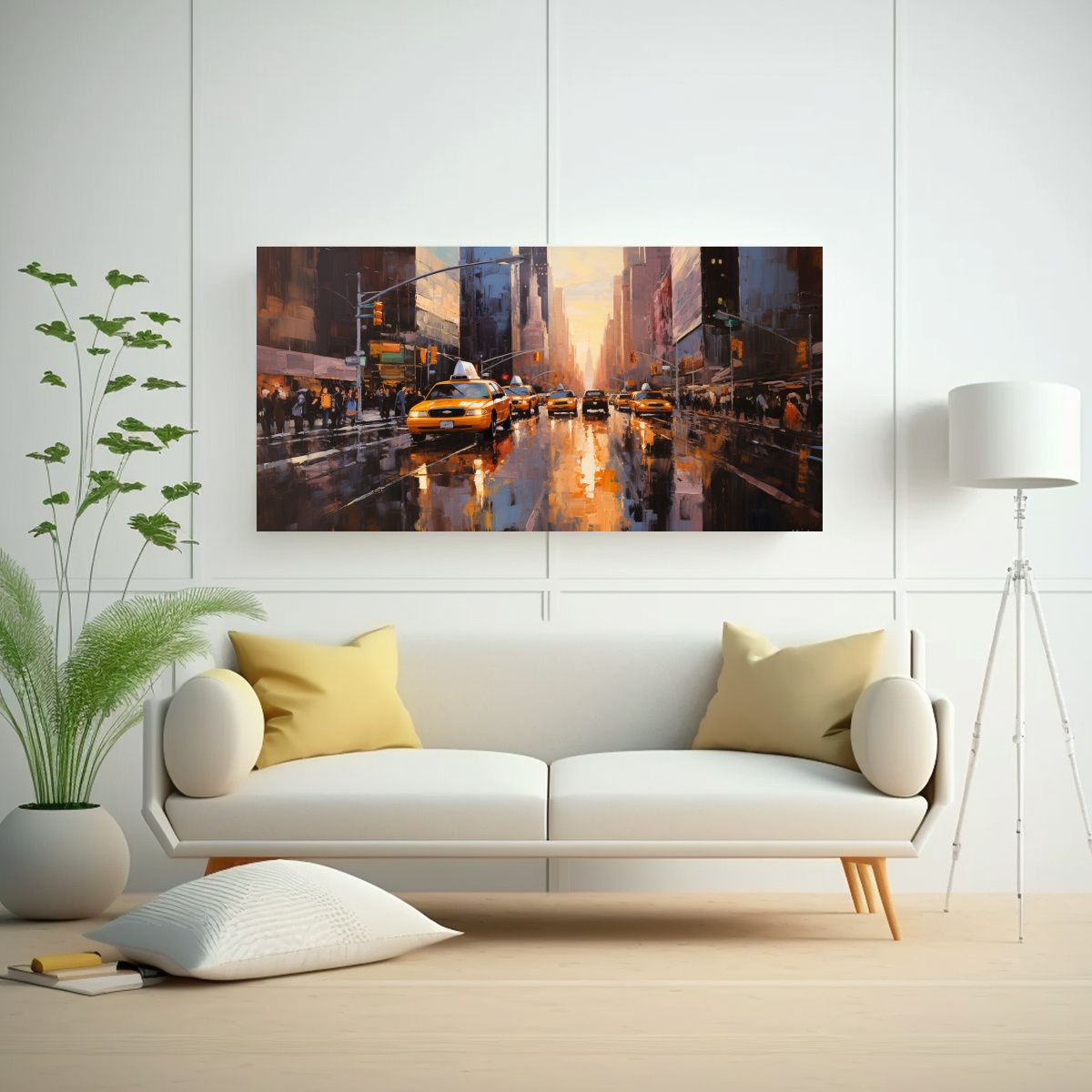 GENERICO - Pintura En Bastidor Estilo Paleta Knife De La 120x60 Cm.