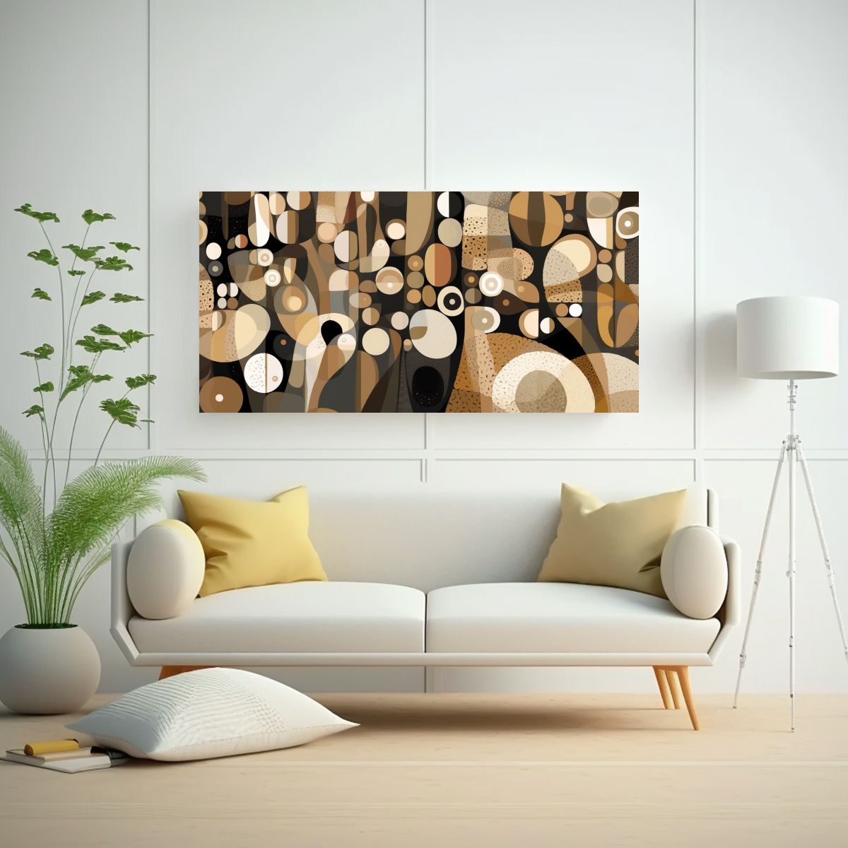 GENERICO - Pinturas Abstractas Orgánicas Exclusivas Con 140x70 Cm