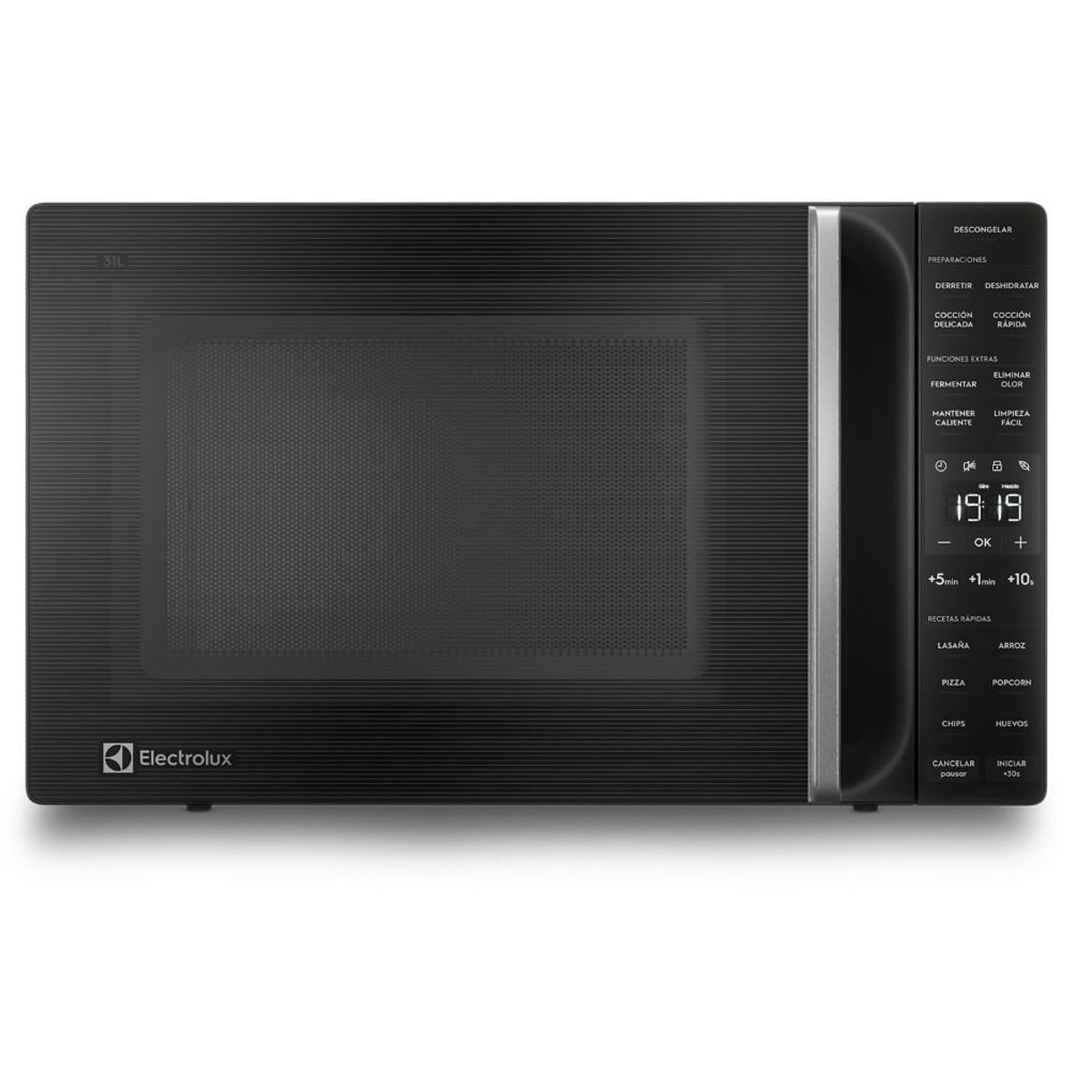 ELECTROLUX - Microondas Electrolux 31 Litros Digital Descongelamiento Asistido ME31N Negro