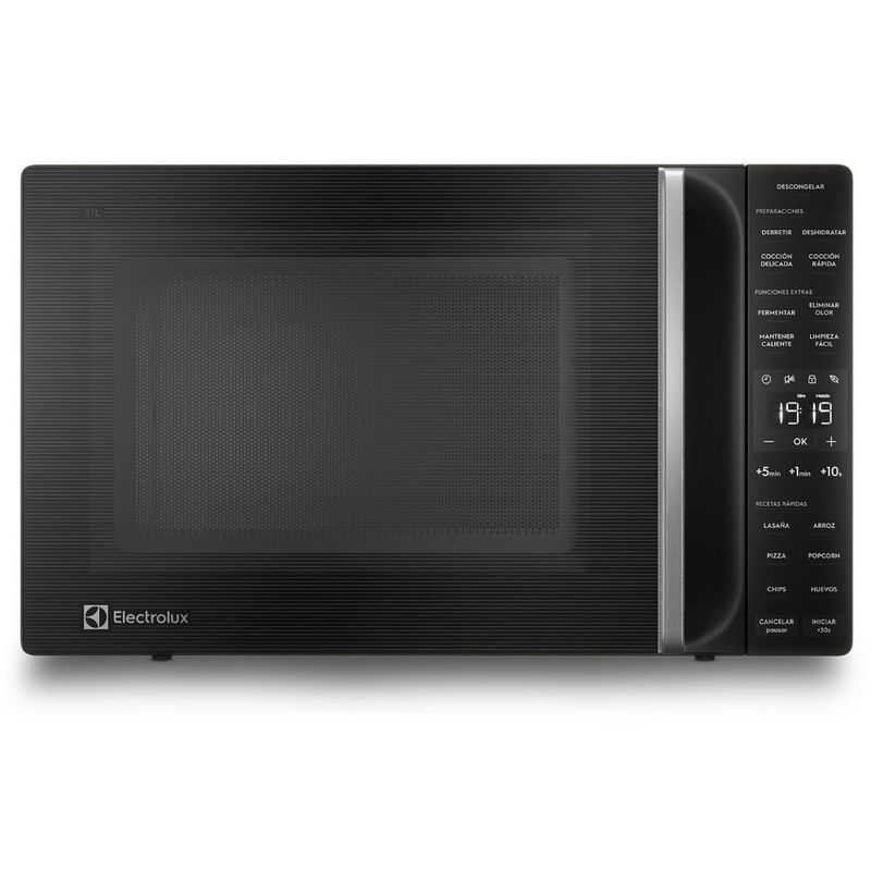 ELECTROLUX - Microondas Electrolux 31 Litros Digital Descongelamiento Asistido ME31N Negro