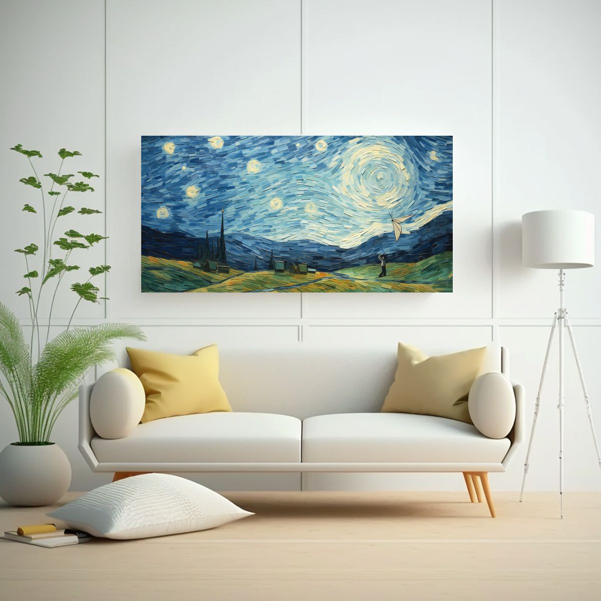 GENERICO - Cuadro Decorativo De Lienzo Espectacular Floral 140x70 Cm