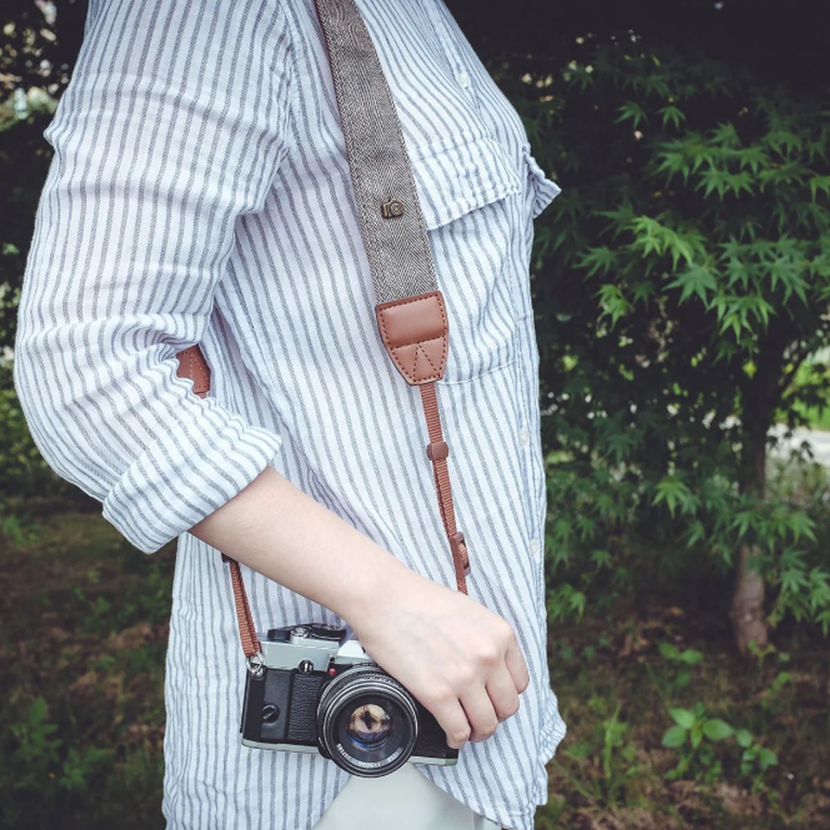 GENERICO - Correa Strap Camara Fotografica Floreado
