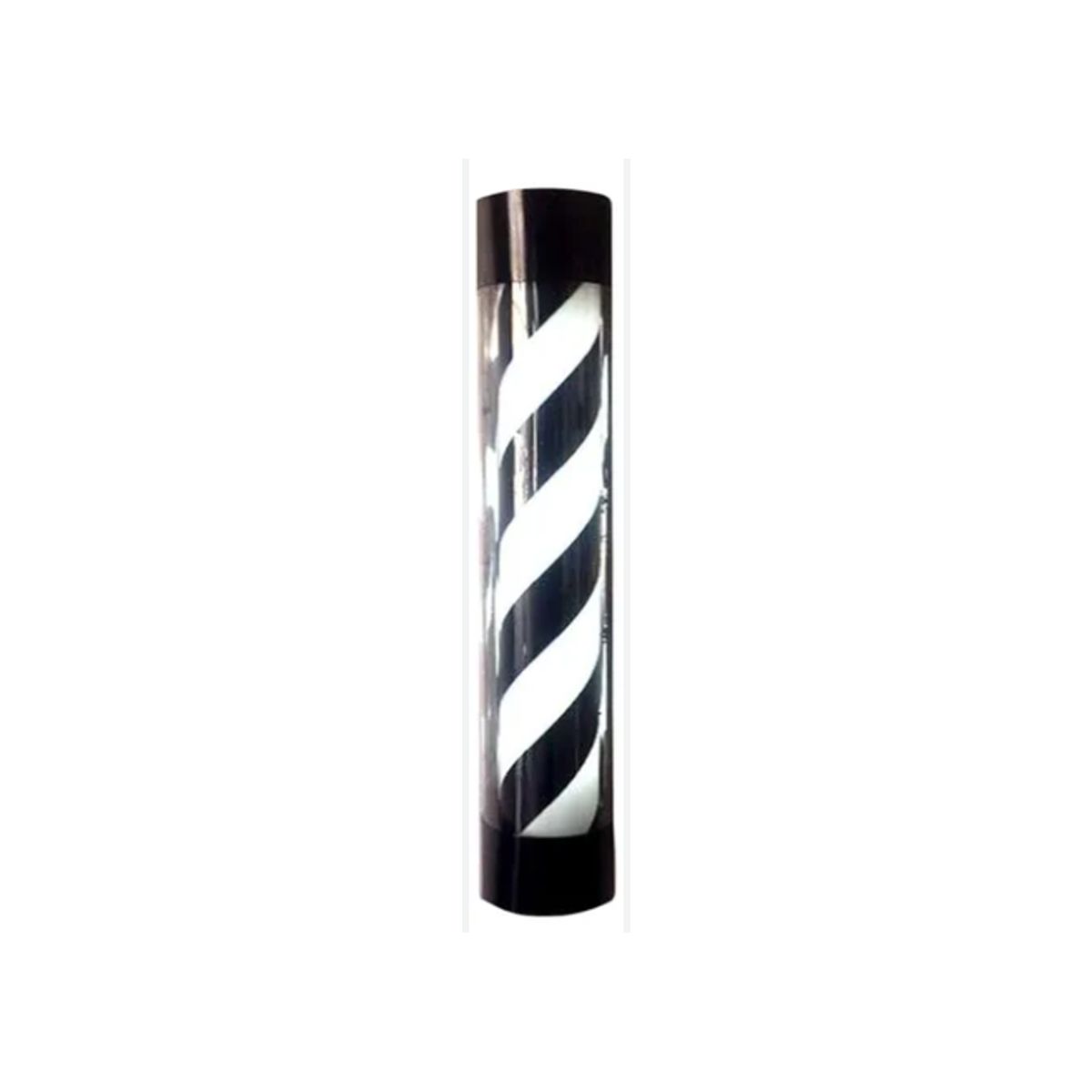 GENERICO - Letrero Pole de Barberia Giratorio Peluqueria 90cm15cm Negro