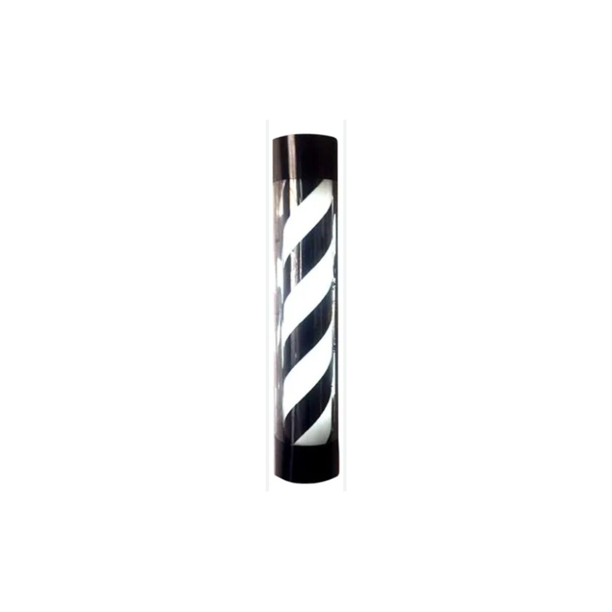 GENERICO - Letrero Pole de Barberia Giratorio Peluqueria 90cm15cm Negro