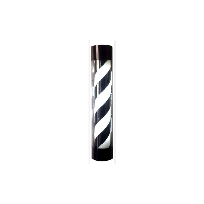 GENERICO - Letrero Pole de Barberia Giratorio Peluqueria 90cm15cm Negro