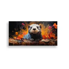 GENERICO - Cuadro Decorativo Estilo Pintura Al Estilo óleo 140x70 Cm.