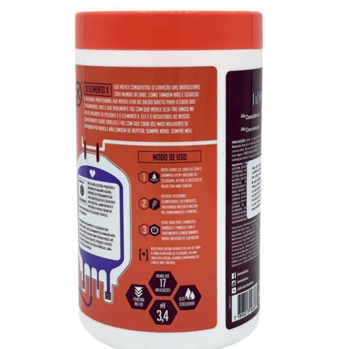 NOVEX - CREMA DE TRATAMIENTO INFUSION DE COLAGENO NOVEX 1KG-