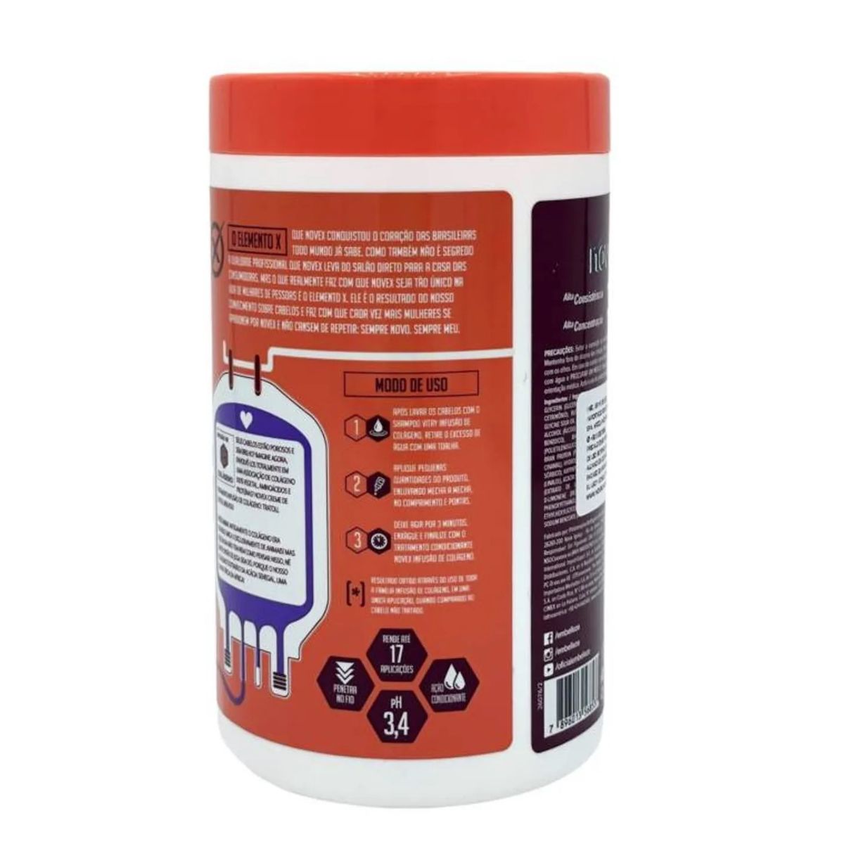 NOVEX - CREMA DE TRATAMIENTO INFUSION DE COLAGENO NOVEX 1KG-