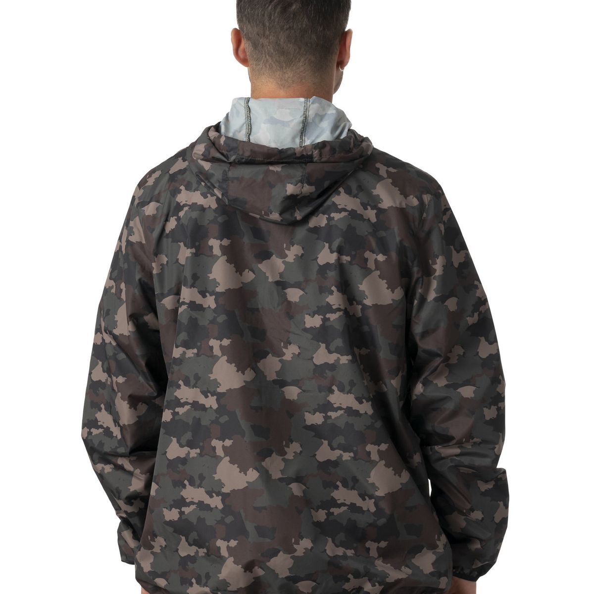 STOKED - Chaqueta Hombre Cortavientos Oleaje Camo Stoked
