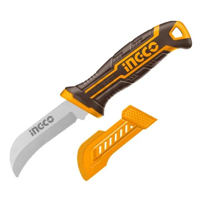 INGCO - Cuchillo Pelacables Recto 200mm Ingco Hpk82101