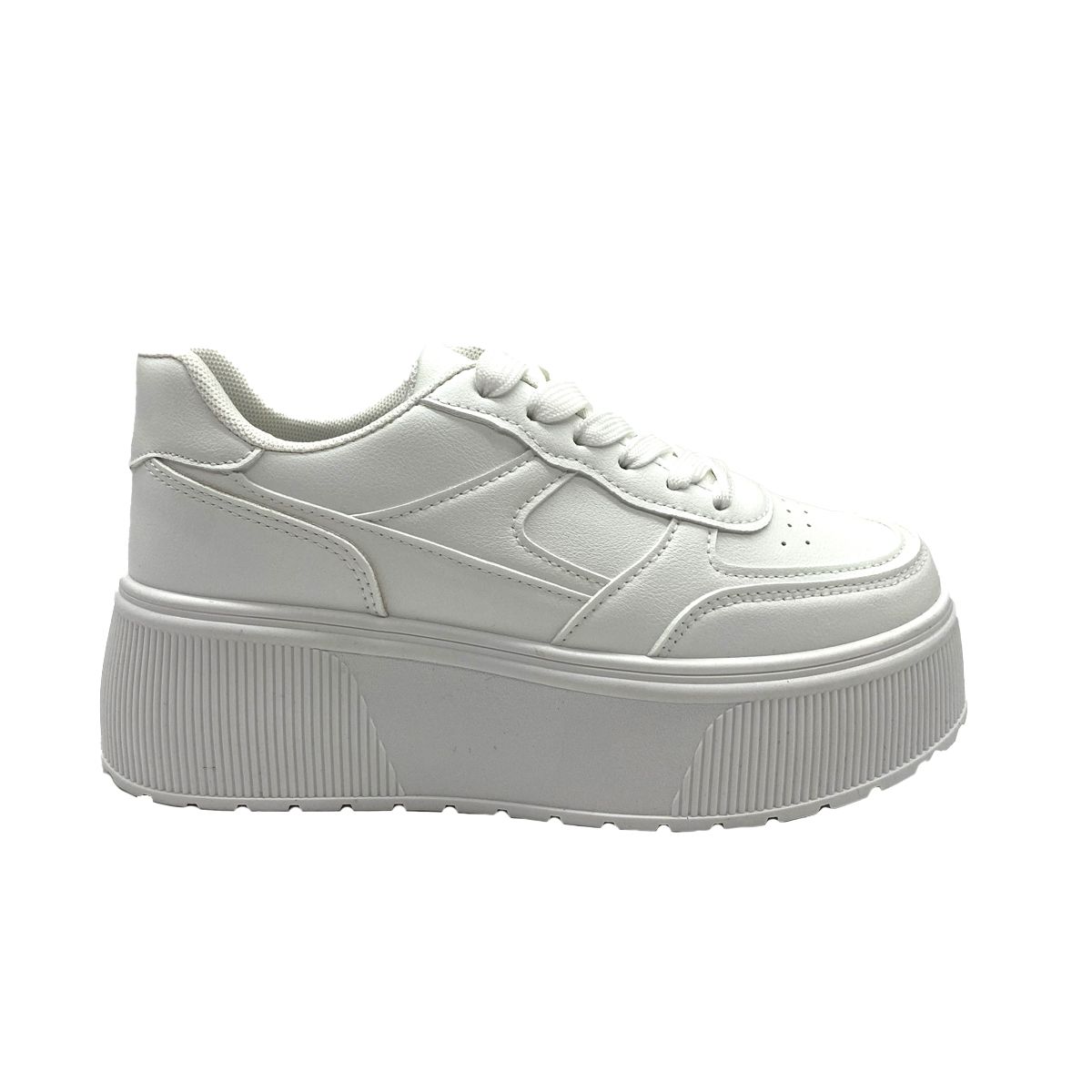 TODOPIEL - Zapatilla plataforma Mujer Blanco ZB062 Todopiel