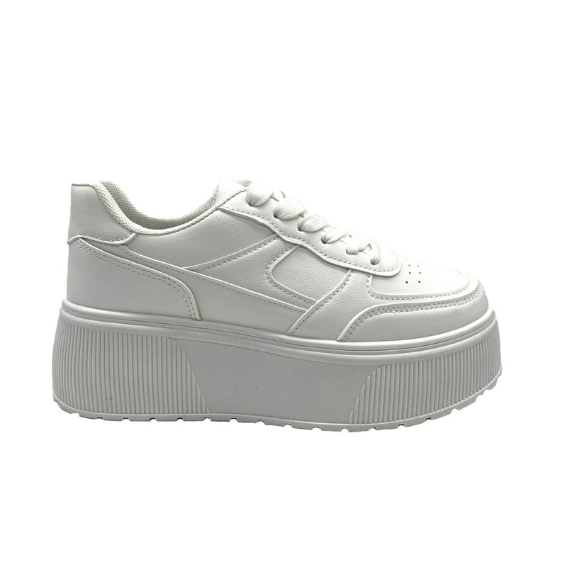 TODOPIEL - Zapatilla plataforma Mujer Blanco ZB062 Todopiel