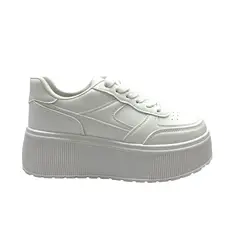 TODOPIEL - Zapatilla plataforma Mujer Blanco ZB062