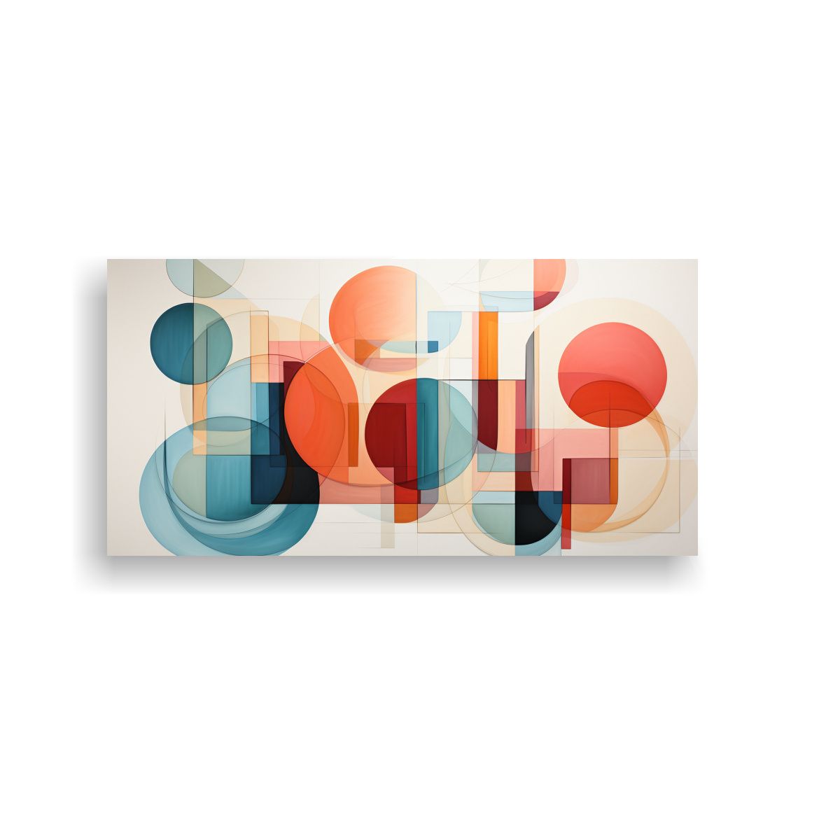 GENERICO - Pinturas Decorativas Abstractas En Lienzo Con 120x60 Cm