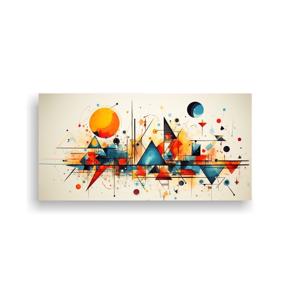 GENERICO - Crear Una Pintura Abstracta Digital En Alta 120x60 Cm