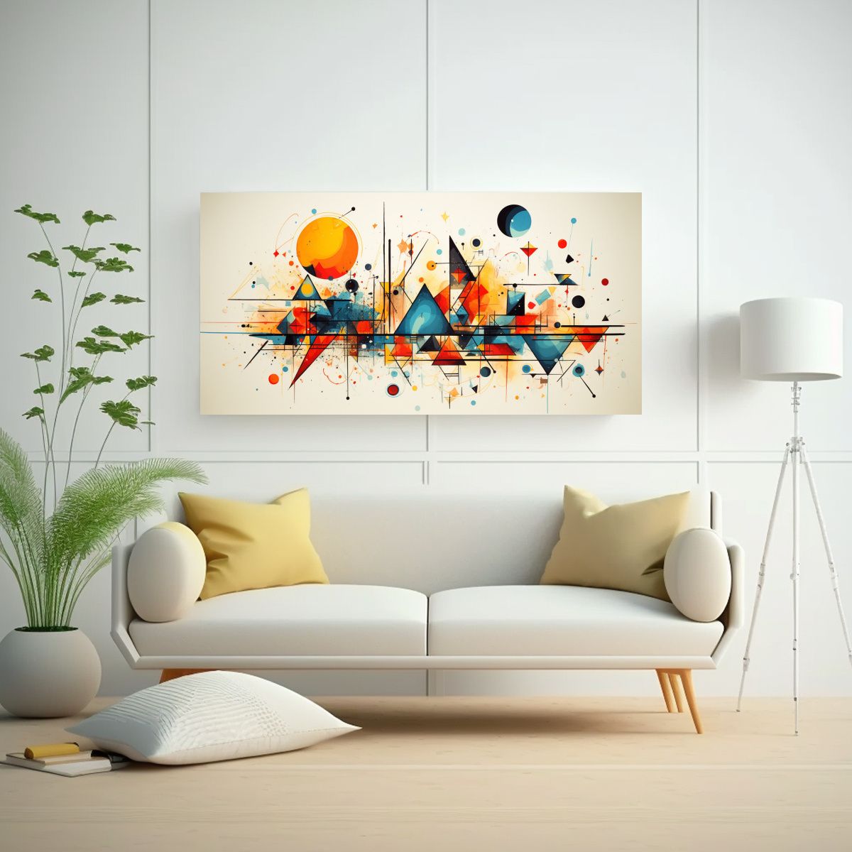 GENERICO - Crear Una Pintura Abstracta Digital En Alta 120x60 Cm