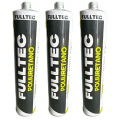 FULLTEC - Pack 3 Sello De Poliuretano Pu Tubo 300ml
