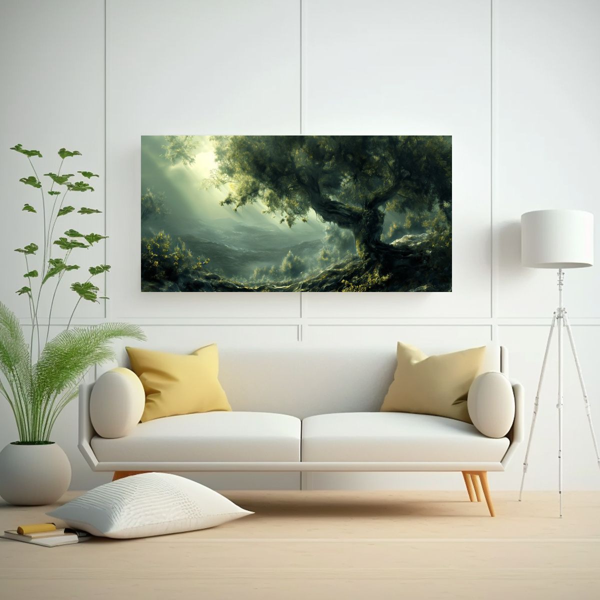 GENERICO - Cuadros De Fantasía Imaginativa Con Aceite De 120x60 Cm