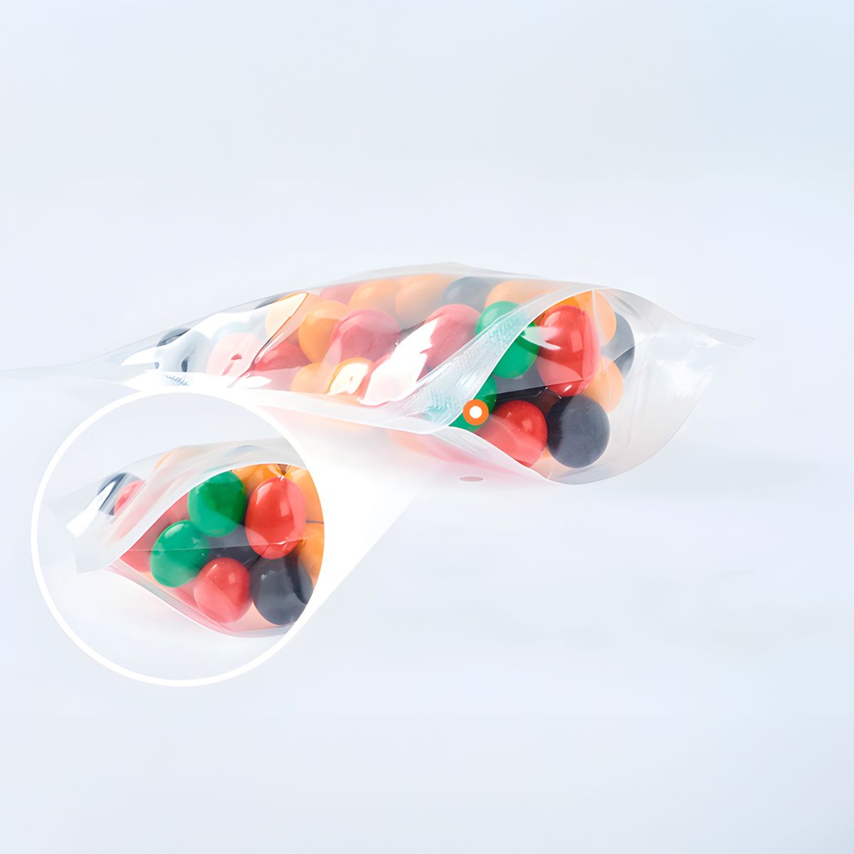 GENERICO - 100 Bolsas Doypack 20X30X5 CM Transparente Cierre Hermético