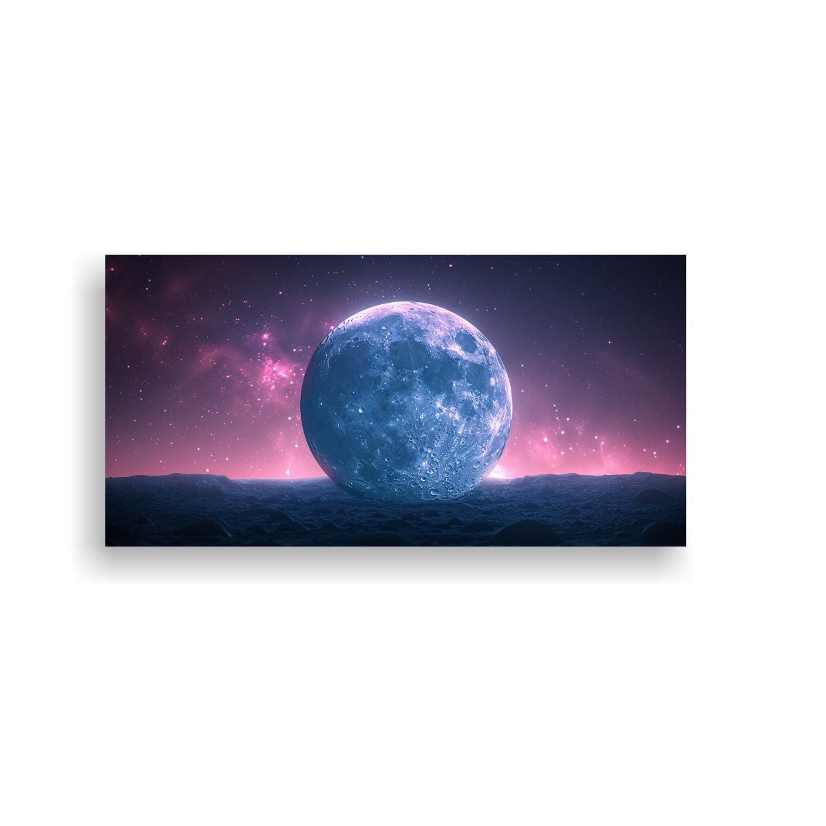 GENERICO - Inspiración Estética En Lienzo Rosaazul Suave 120x60 Cm