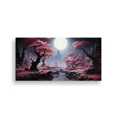 GENERICO - Cuadro Minimalista De Un Jardín Zen Tranquilo 140x70 Cm