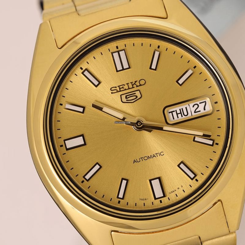 SEIKO - RELOJ SEIKO SNXS80K DORADO AUTOMATICO DORADO HOMBRE